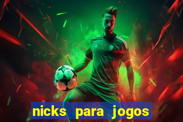 nicks para jogos de tiro